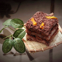 호박고지 찰시루떡